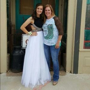 Black and White Prom dress!